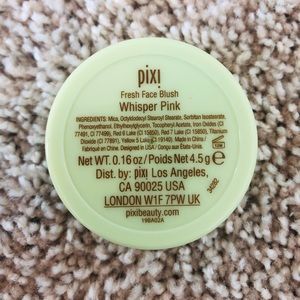 Pixi Makeup - NEW!! Pixi Fresh Face Blush in Whisper Pink Pixi Makeup - NEW!! Pixi Fresh Face Blush in Whisper Pink